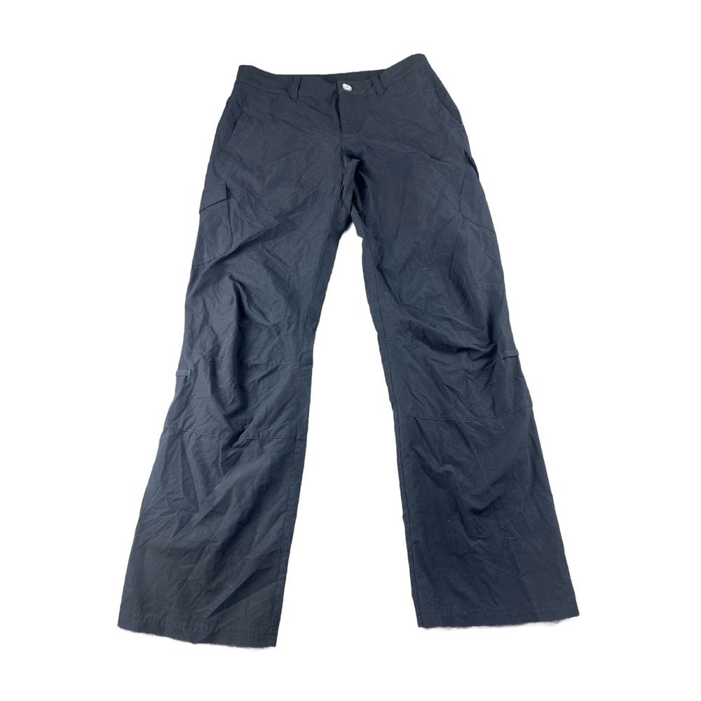Eastern‎ Mountain Sports Cargo Pants Women 4-R Black Compass Convertible Outdoor